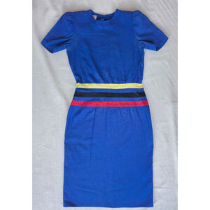 VTG Maggie London Sheath Dress Petites Size 2 Old Money Business Casual VGUC